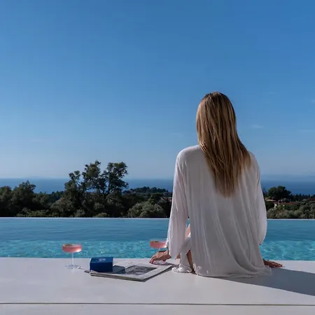 Willa Capo Lefkada 71 - Sea View - Two Private Pools Tsoukaládhes